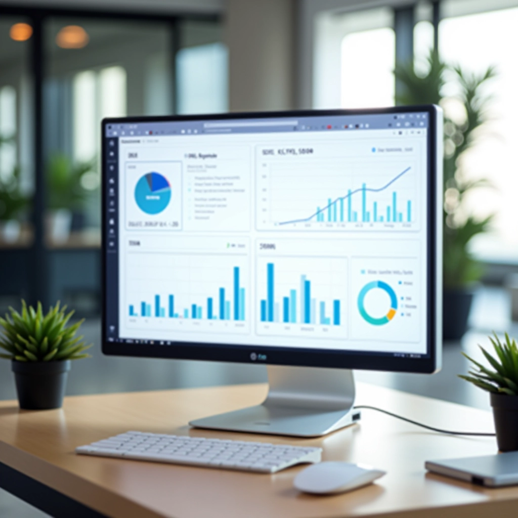 Écran d'ordinateur affichant les statistiques d'autorité de domaine et les métriques de classement, graphiques en hausse