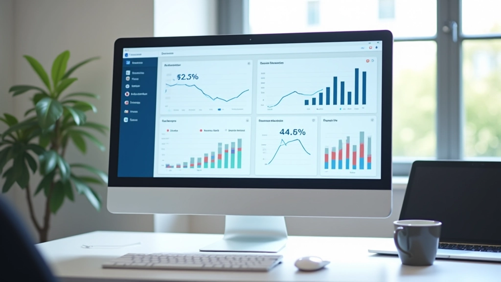 Tableaux de bord Analytics montrant les statistiques de trafic, les sources de visite et les pages les plus consultées